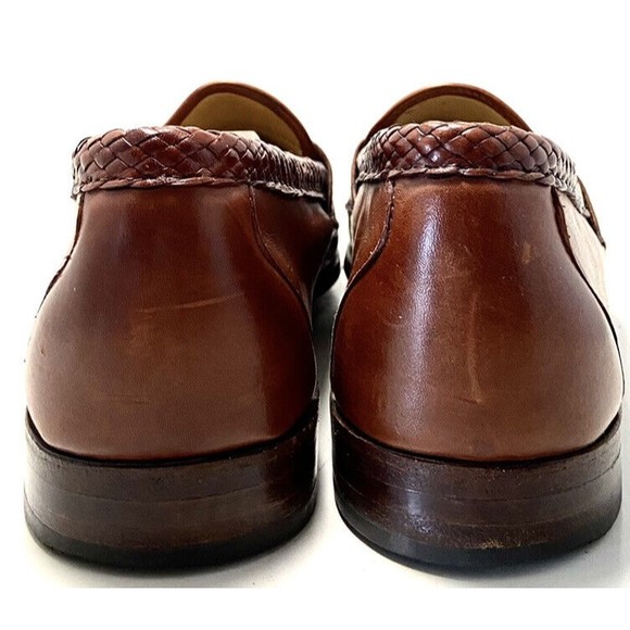 Allen Edmonds Maxfield Brown Leather Tassel Toe Loafers Size 11.5B main image 7